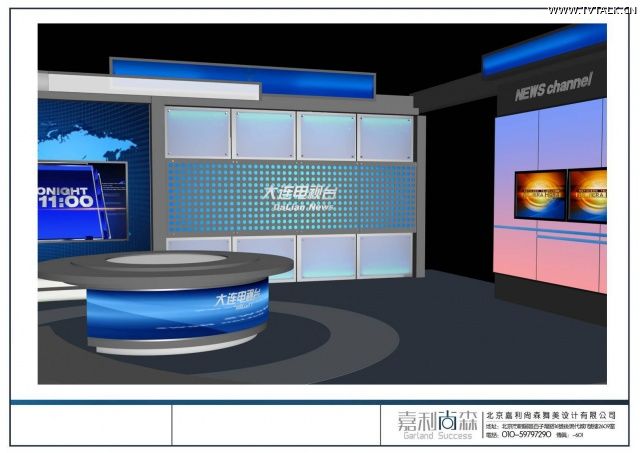 演播室整体设计施工案例