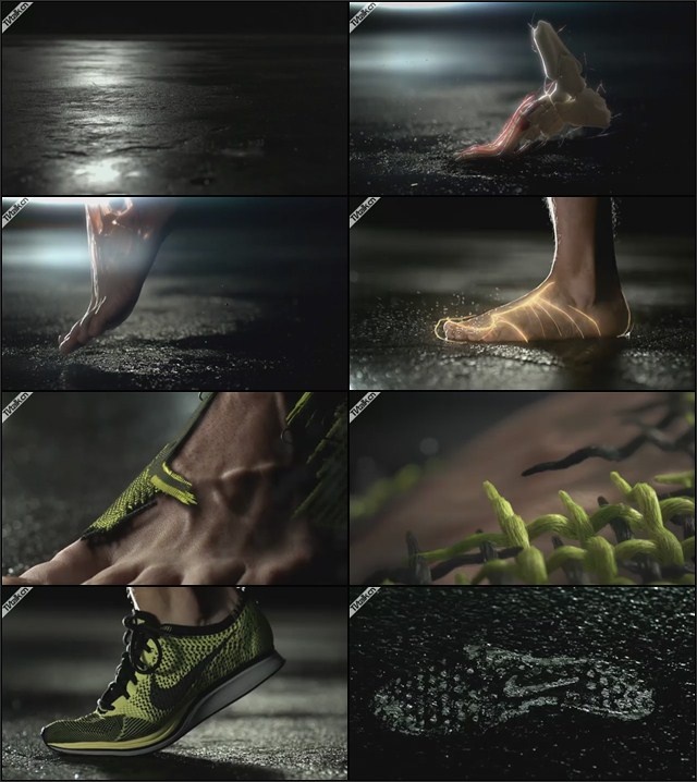 Nike FlyKnitby Aladino Debert-粒子-广告-体育-国际案例