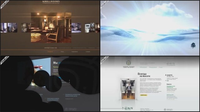 infolio  2° - [web design reel 2010] by Alexey Brin-国际案例