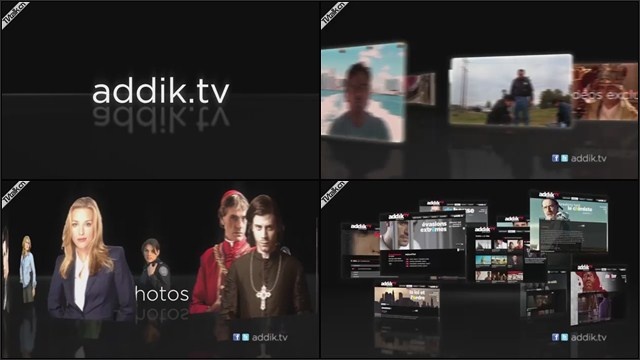 Addik.tv pub télé by Pierre-Alexis Tremblay-国际案例