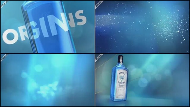 IFC  Bombay Sapphire-Origins by kingandcountry-光效-粒子-广告-食品-国际案例