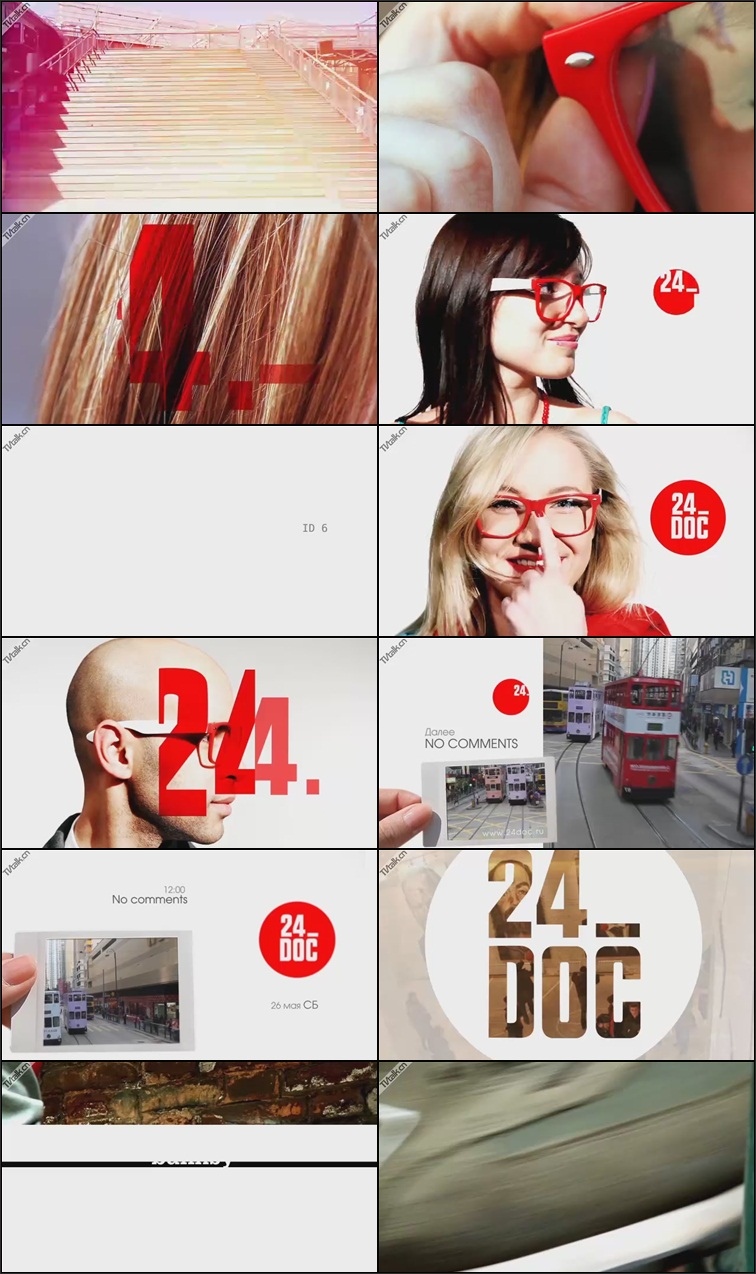 24 DOC Documentary channel rebrand by Ruslan Dautov-国际案例