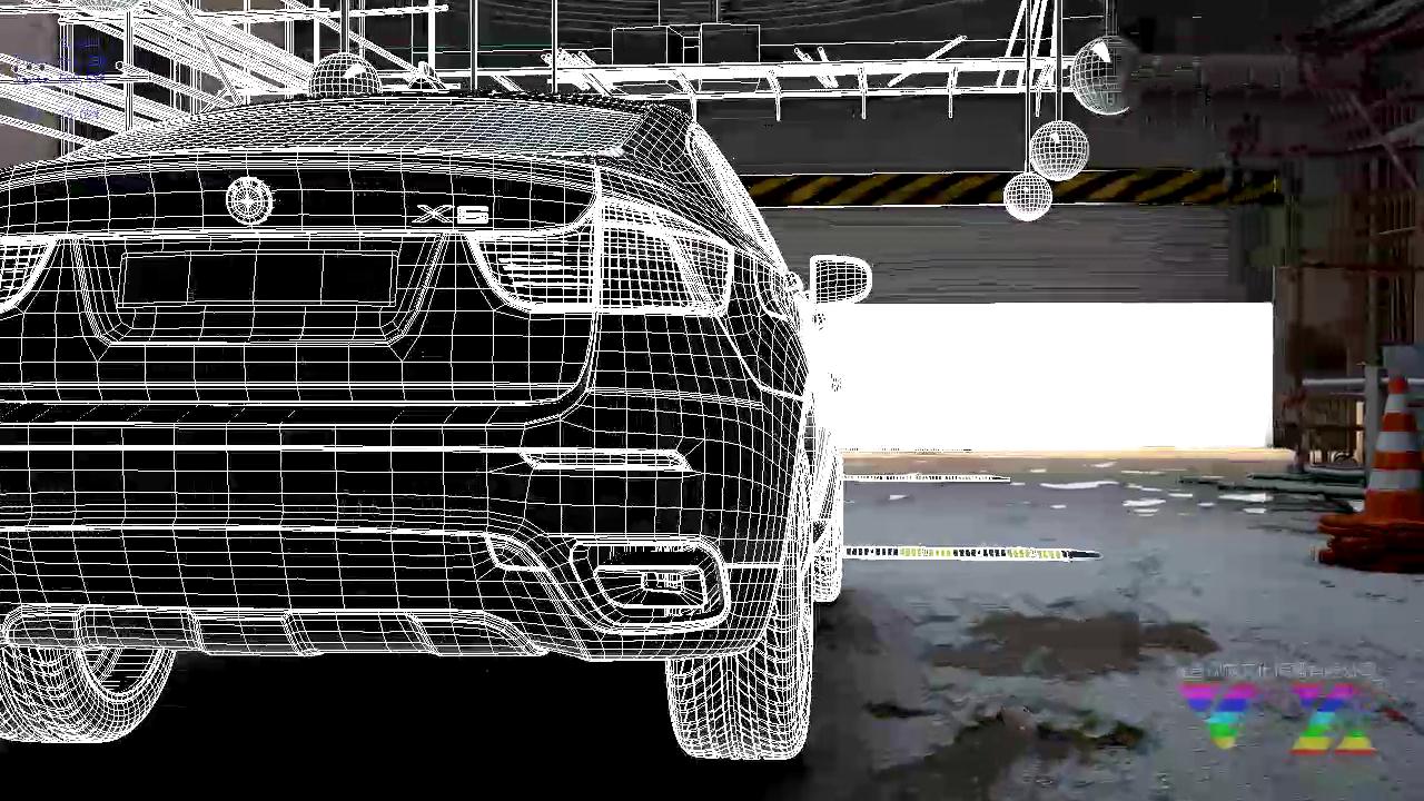 韩国宝马汽车4S店BMW X6销售宣传广告片 后期制作花絮[VX视觉]-金属-三维-广告-汽车-国际案例