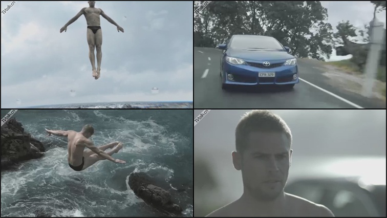 丰田汽车广告Toyota_Camry__Cliff_Diver_DIRECTED BY DERIN SEALE-大气-广告-汽车-国际案例