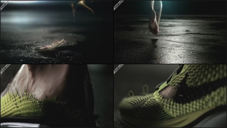 耐克运动鞋光广告Nike Biomorph_DIRECTED BY DAVID ROSENBAUM-粒子-广告-体育-国际案例