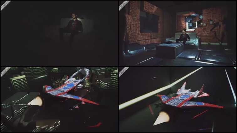 Sony Realtime Projection Mapping 2 by Marshmallow Laser Feast-光效-科幻-广告-科技-国际案例