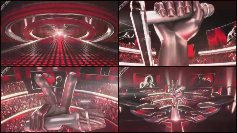 NBC The Voice show open by Syndrome Studio-国际案例