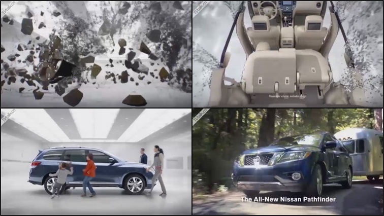 Nissan - Pathfinder WIBC 30sec Vimeo 2010 from Elias Arts, LLC-破碎-三维-科幻-广告-汽车-国际案例