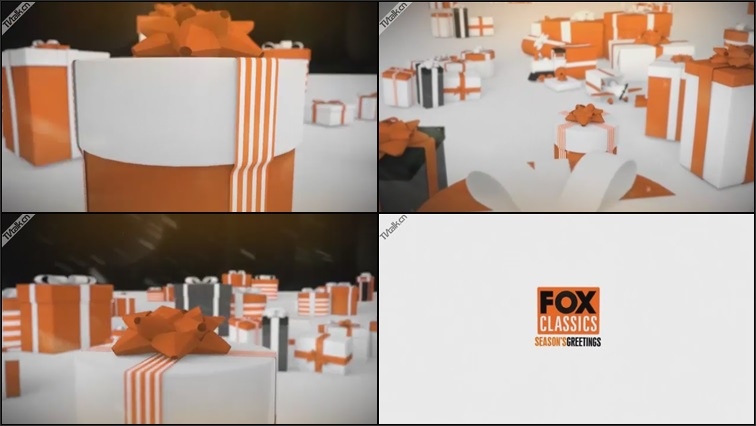 Fox Classics Christmas Ident - Presents-国际案例