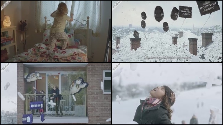 FREEVIEW, SNOWING BALLOONS by MPC and Leo Burnett-国际案例