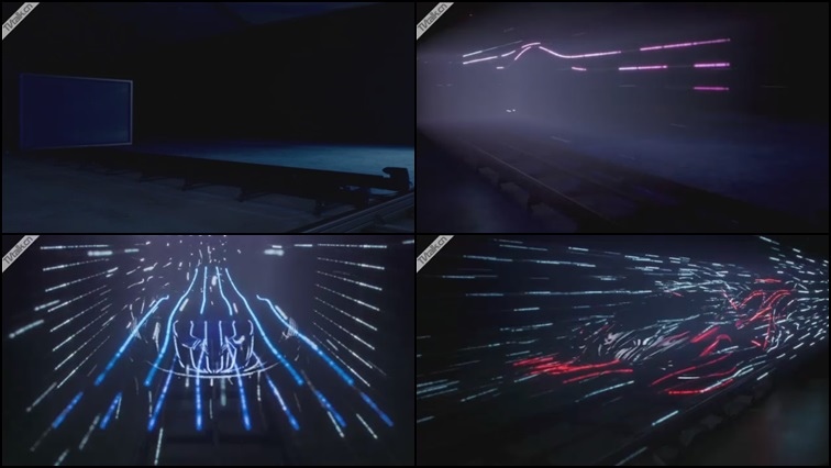 McLaren supercar motion-light “painting”by MPC Creative and ‘Marshmallow L...-粒子-科幻-广告-汽车-国际案例