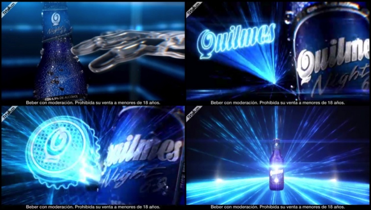 Quilmes LEDs Laser from Bleed VFX Studio_TVTALK-光效-粒子-广告-食品-国际案例