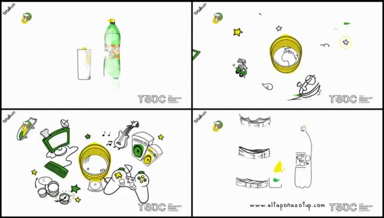 7Up - Commercial-二维-MG动画-卡通-广告-食品-国际案例