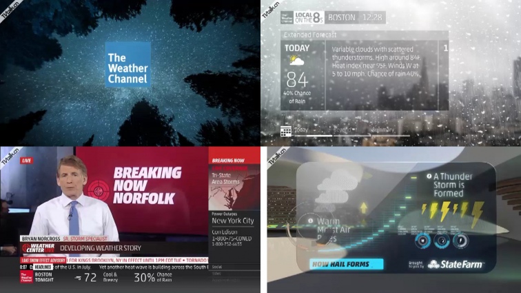 The Weather Channel Rebrand Montage 2013 from elliott chaff-国际案例