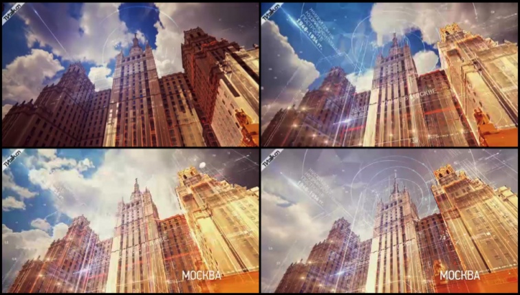 TVC ID - Moscow - Kudrinskaya - Stalin-style skyscraper from N3-光效-大气-国际案例