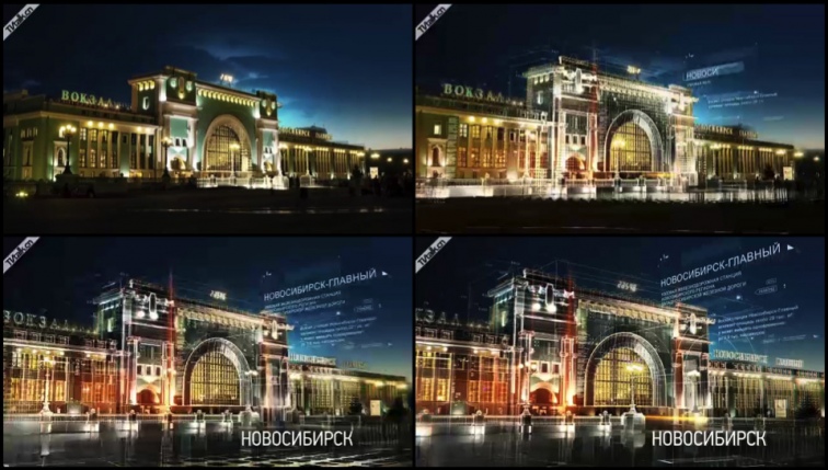 TVC ID - Novosibirsk - Railway Station from N3-光效-大气-国际案例