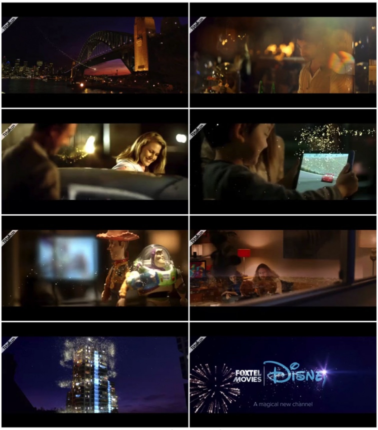 Foxtel DIsney TVC from Ink Project-国际案例