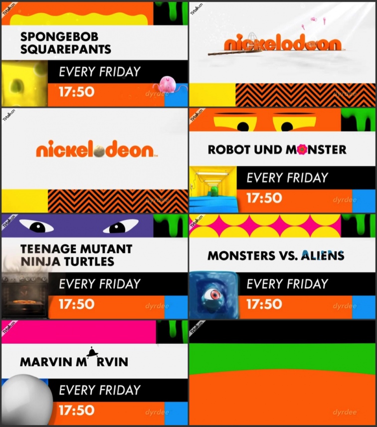 Nickelodeon - Worldwide Refresh - Endboards from dyrdee-国际案例