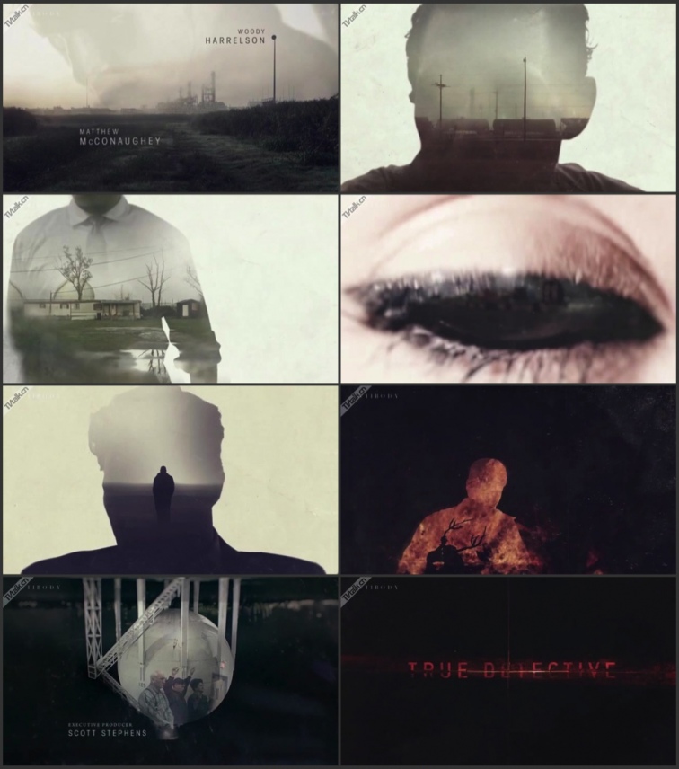 HBO's True Detective - Main Title Sequence from Patrick Clair-国际案例