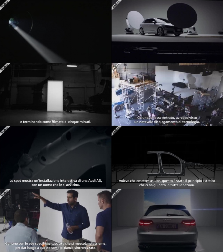 Audi A3 Sportback. Benvenuto domani - Backstage-金属-三维-广告-汽车-国际案例