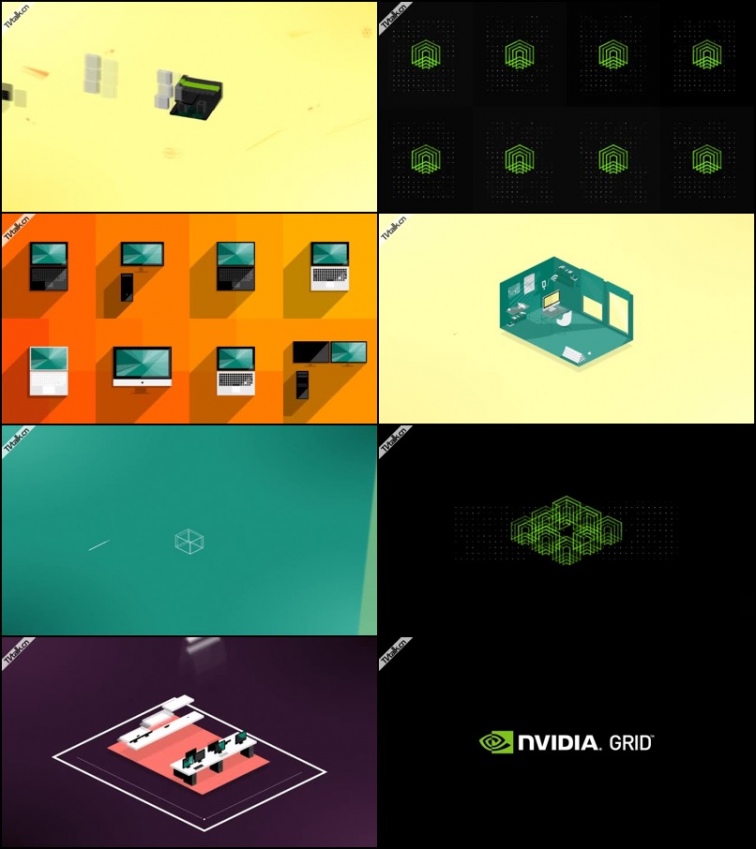 NVIDIA GRID VCA from Nord Nord-二维-MG动画-科幻-广告-科技-国际案例