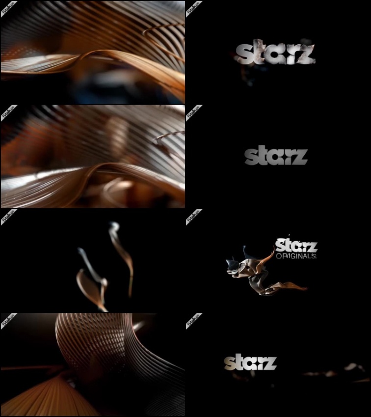 Starz IDs (Director's Cut) from Emrah Gonulkirmaz-金属-流体-三维-大气-包装-影视剧-频道-国际案例