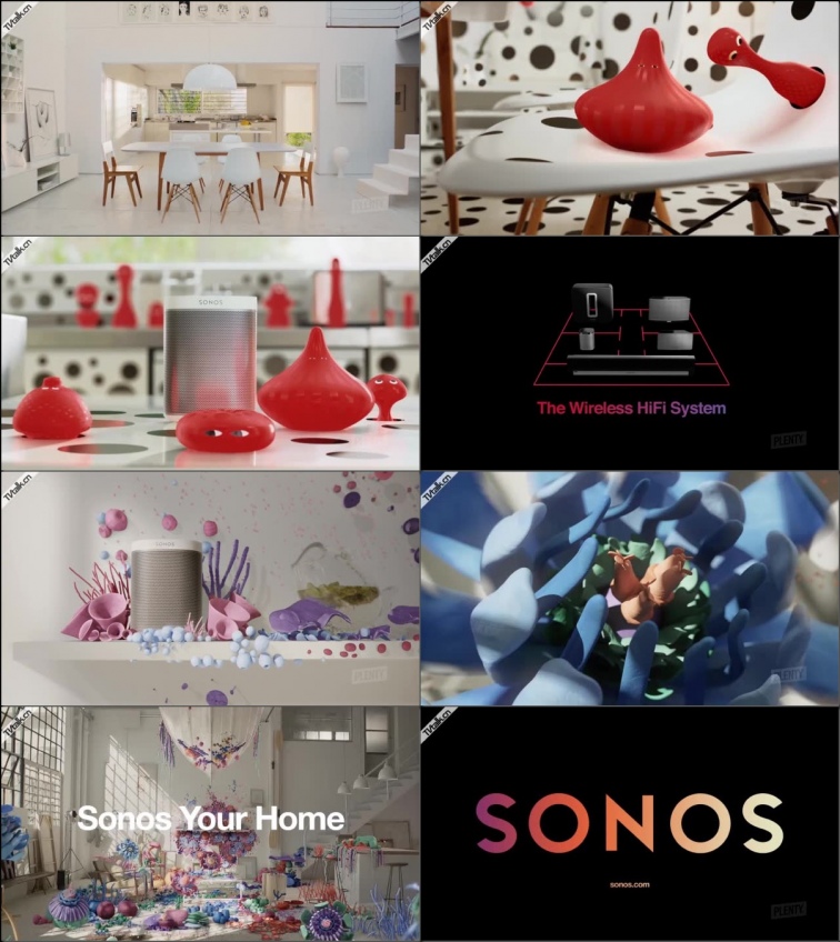 Sonos Claymation & Pop Art from Plenty-国际案例