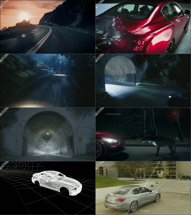 Infiniti Beast Within - VFX Breakdown from MindOverEye-广告-汽车-国际案例