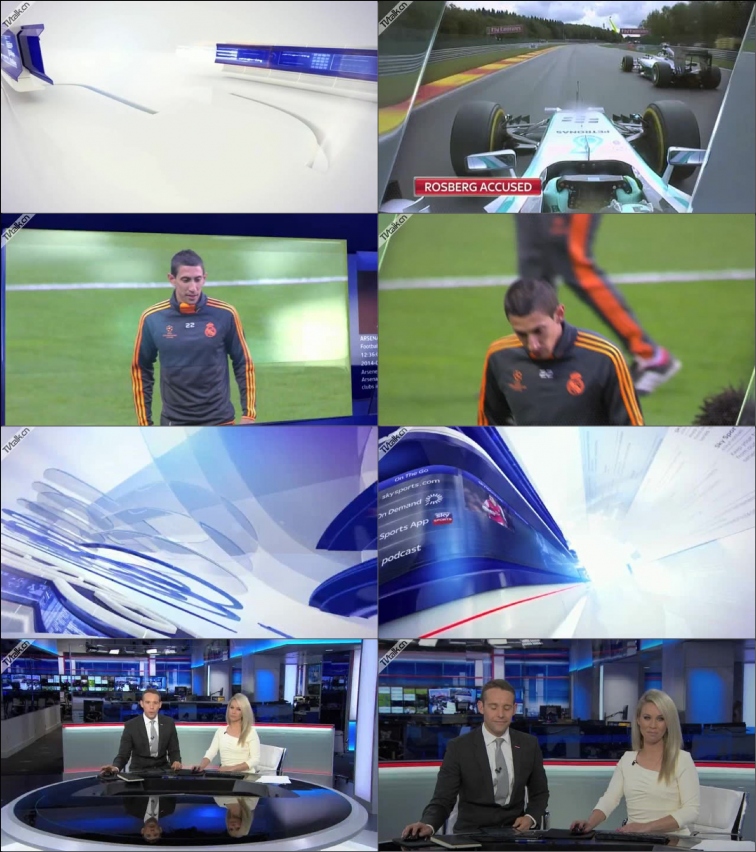 Sky Sports News HQ Headline Sequence from Chris Sharpe-包装-体育-频道-国际案例