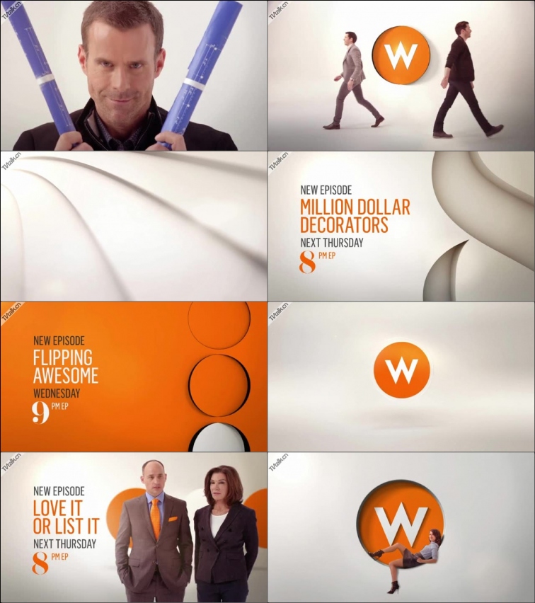 W Network Rebrand Montage from Troika-二维-MG动画-娱乐-清新-包装-频道-新闻-纪实-国际案例