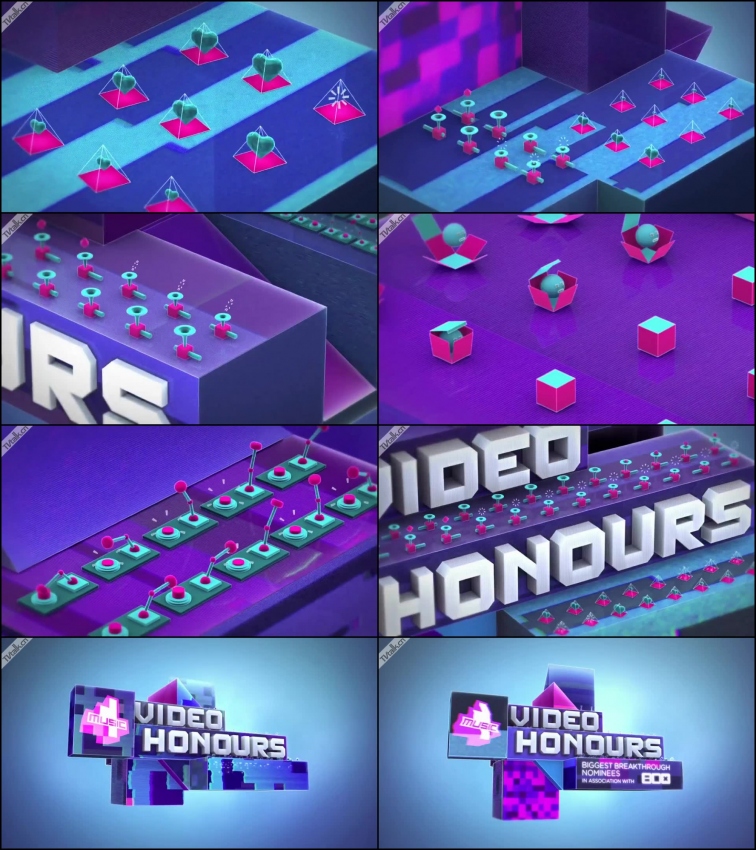 4Music - Video Honours - Titles-HD from Blazar-包装-频道-综艺-国际案例