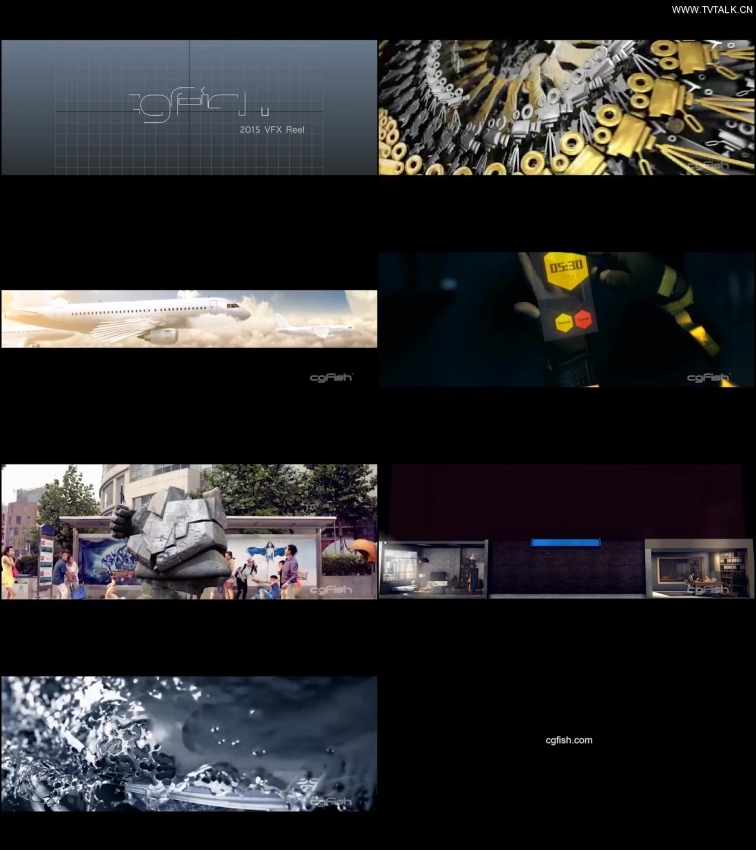cgfish_2015 VFX Reel[cgfish]-作品集-电影-游戏-广告
