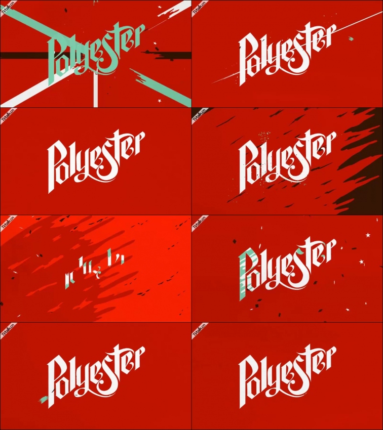 Polyester logo animation from daniel cordero-二维-MG动画-卡通-国际案例