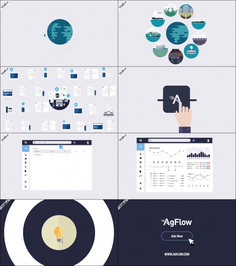 Agflow Web App from Yannick Pian Nine 61-二维-MG动画-广告-科技-国际案例
