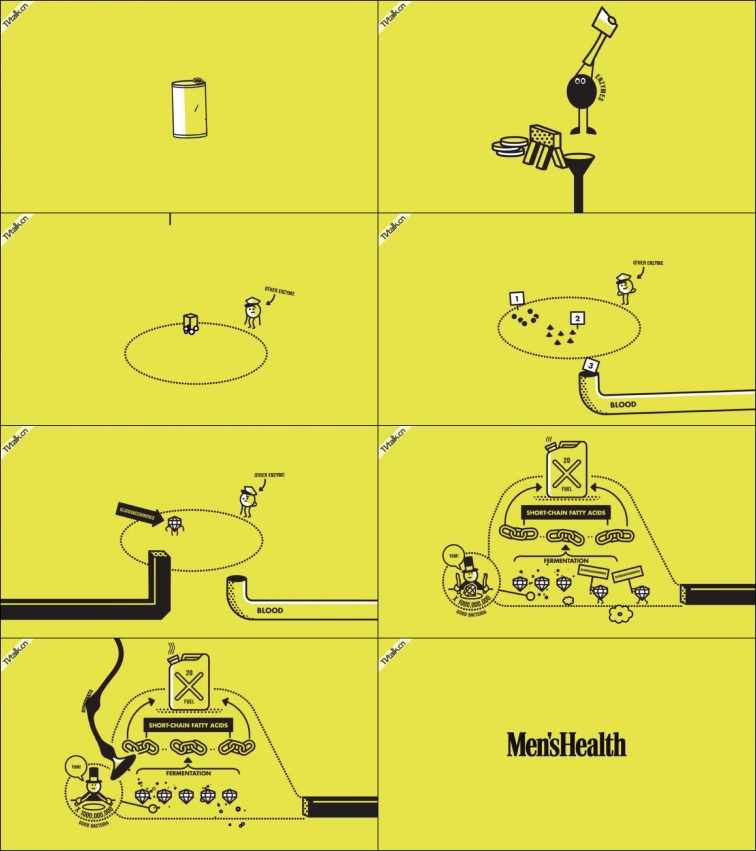 Men’s Health How a Bean Becomes a Fart from Agent Pekka-二维-MG动画-国际案例