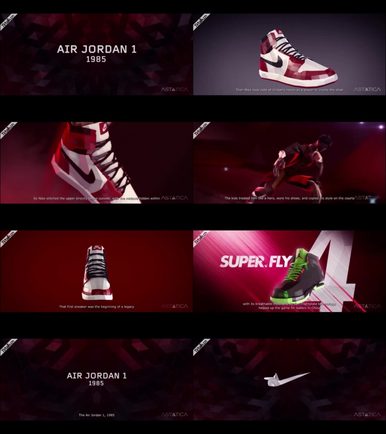 Nike Sneaker Slam 鞋念狂潮 - Air Jordan 1 from ASTATICA-二维-MG动画-卡通-娱乐-广告-体育-国际案例