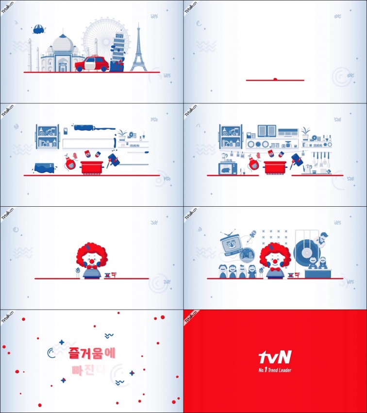 2015- tvN TV Channel ID Design from Soyoung Park-国际案例