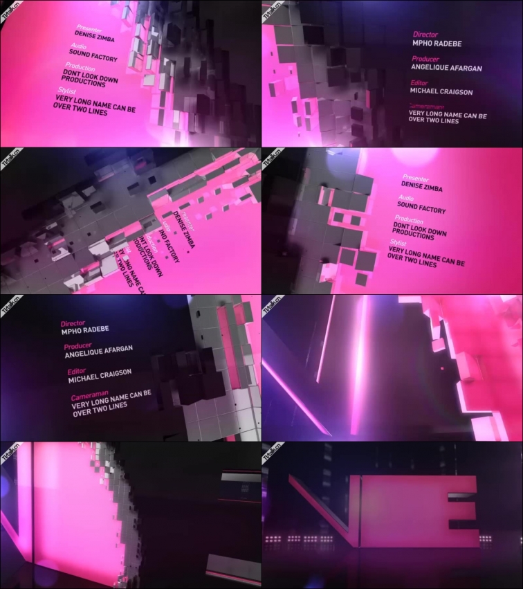 V Entertainment end credits, transitions, logobuild from Arien de Beer-娱乐-国际案例