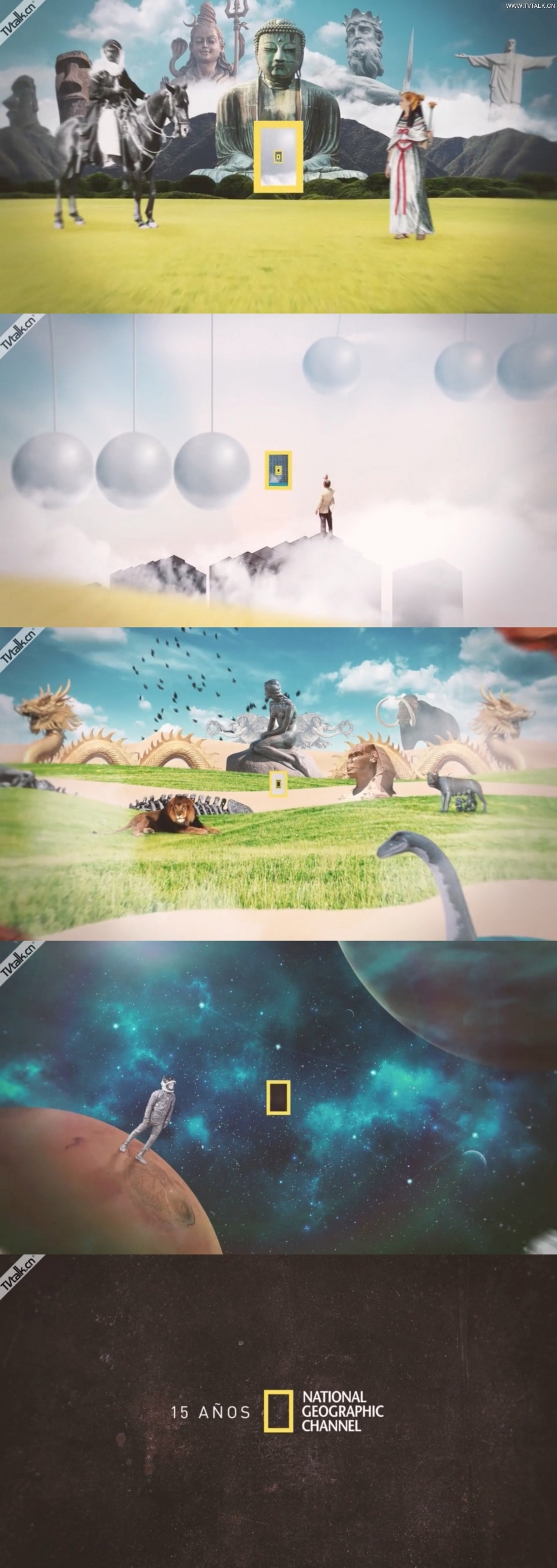 National Geographic Idents by MiraRuido-三维-嘻哈-娱乐-旅游-科教-宣传片-包装-国际案例