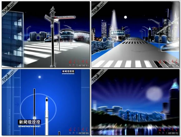 2008杭州新闻综合频道《新闻夜班车》栏目片头[布雷克]