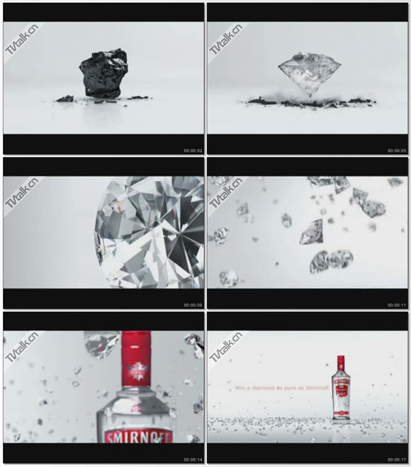 Smirnoff elnino-光效-玻璃-三维-广告-食品-国际案例