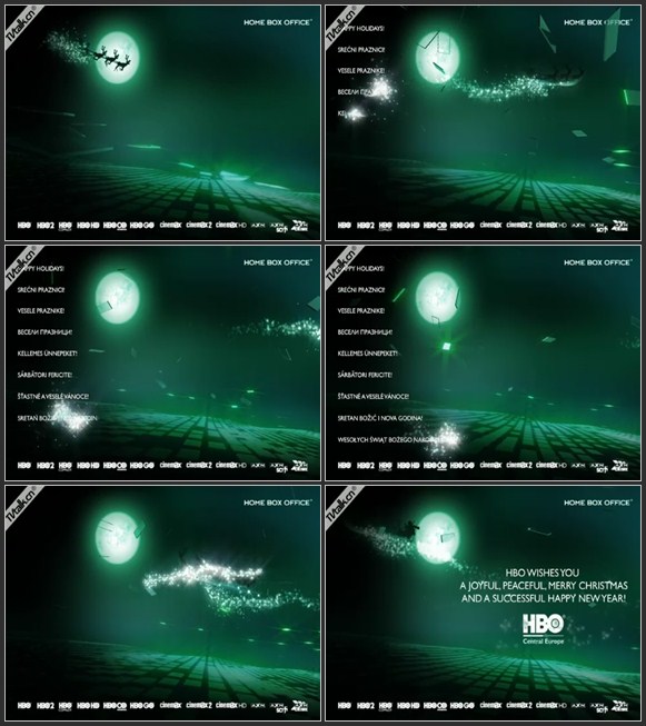 HBO Season's Greatings Animation 1010 by Factory Creative Studio-国际案例